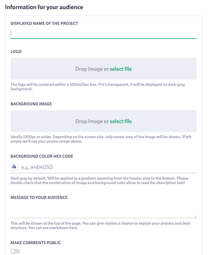 Information for your Codecks community